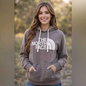 The North Face Gray Hoodie Sweater